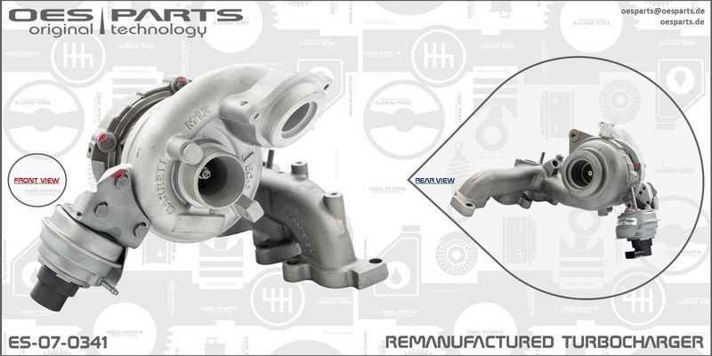 OES PARTS Kompresors, Turbopūte ES-07-0341